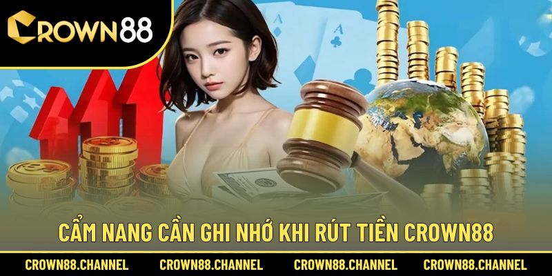 Rút Tiền Crown88 1 Lưu ý trong suốt quy trình rút tiền Crown88