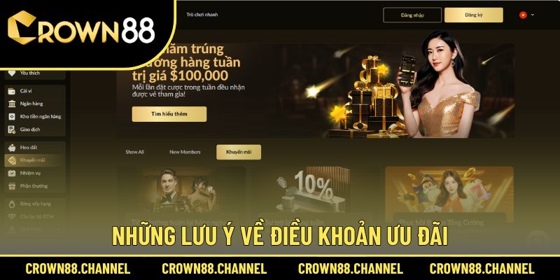 Khuyến mãi CROWN88 3 Cẩm nang về chương trình ưu đãi ở sân chơi