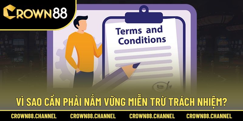 Lý do miễn trừ trách nhiệm thực sự cần thiết