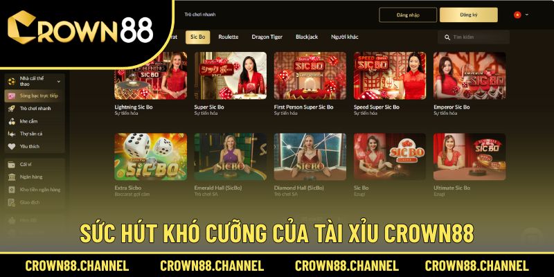 Giới thiệu game Tài Xỉu Crown88