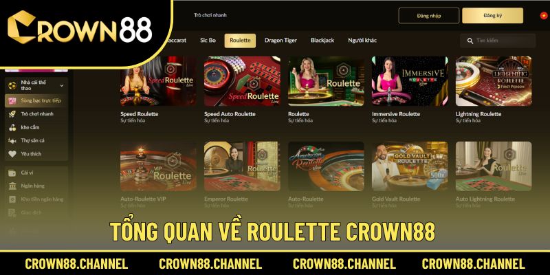 Roulette Crown88 - Vòng quay đầy sức hút